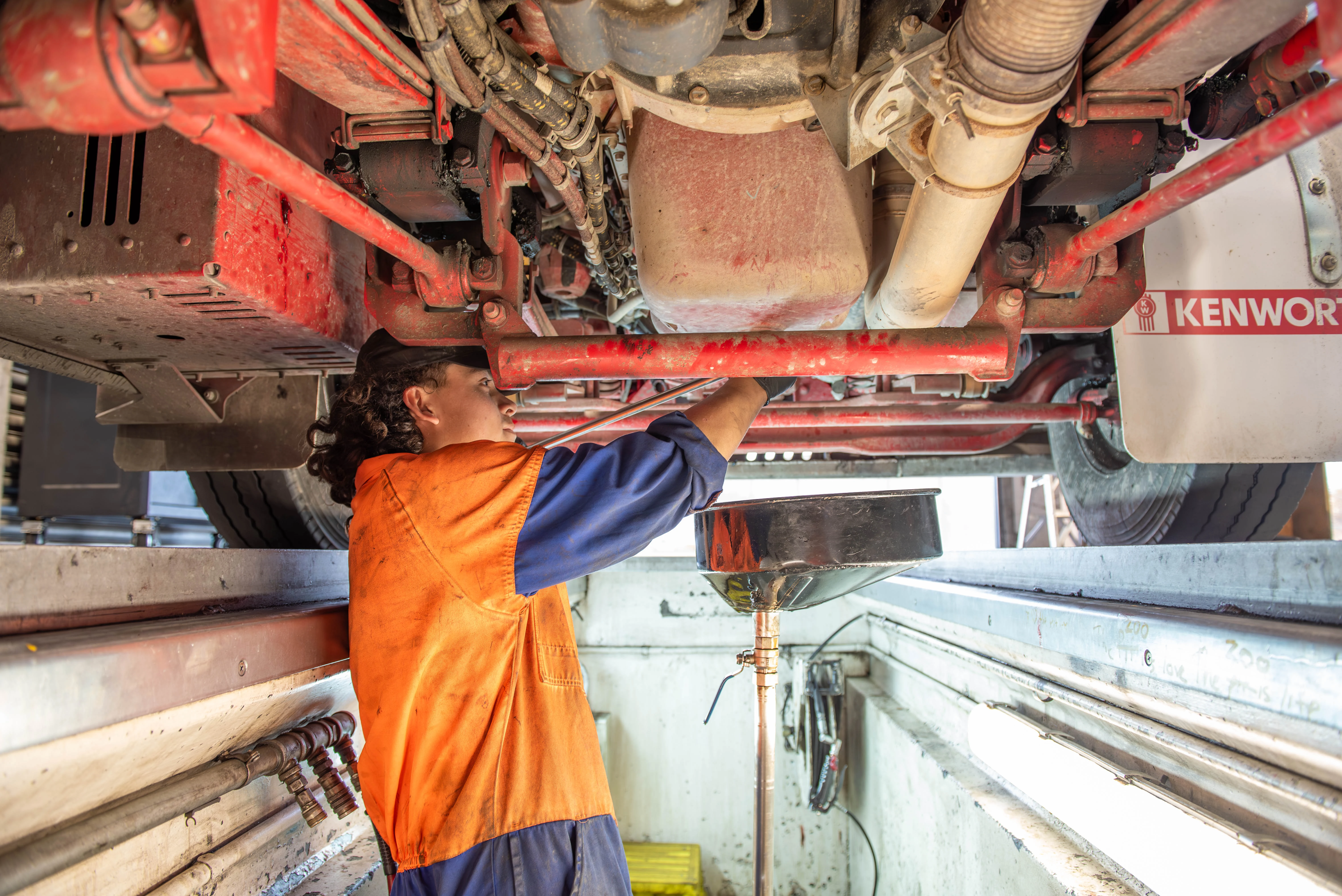 Iveco undergoing CoF inspection